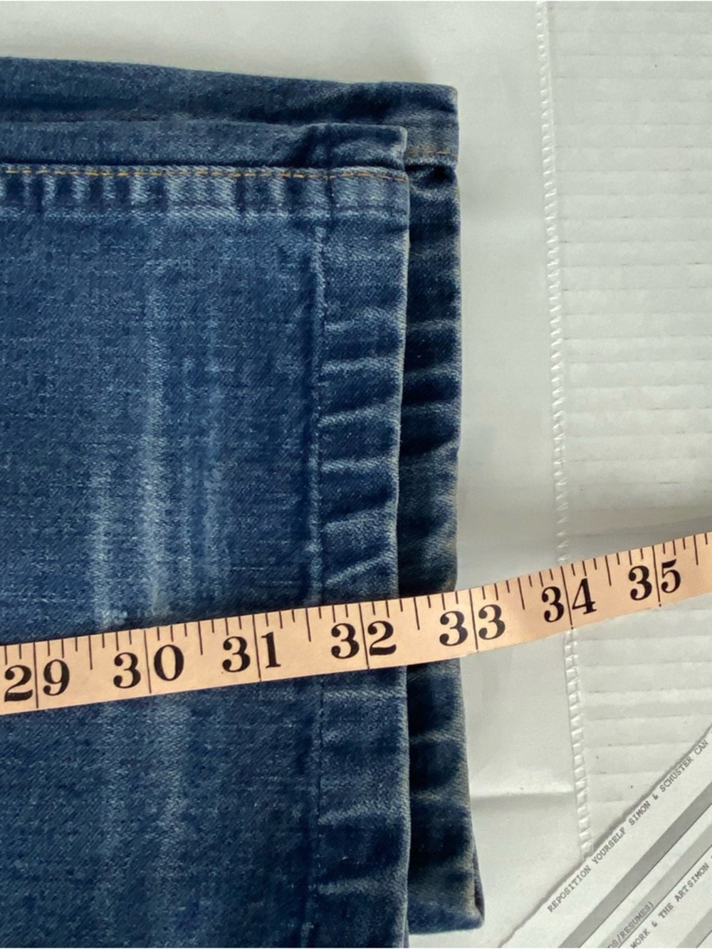 Vintage Wrangler Jeans 38x35 Made in Canada Blue Bell Straight Leg Classic Denim - Picture 7 of 7